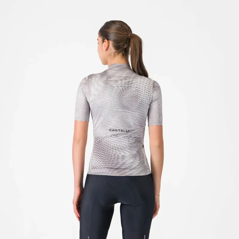 Castelli Cosmic Vortex Women's Jersey in Grey-1