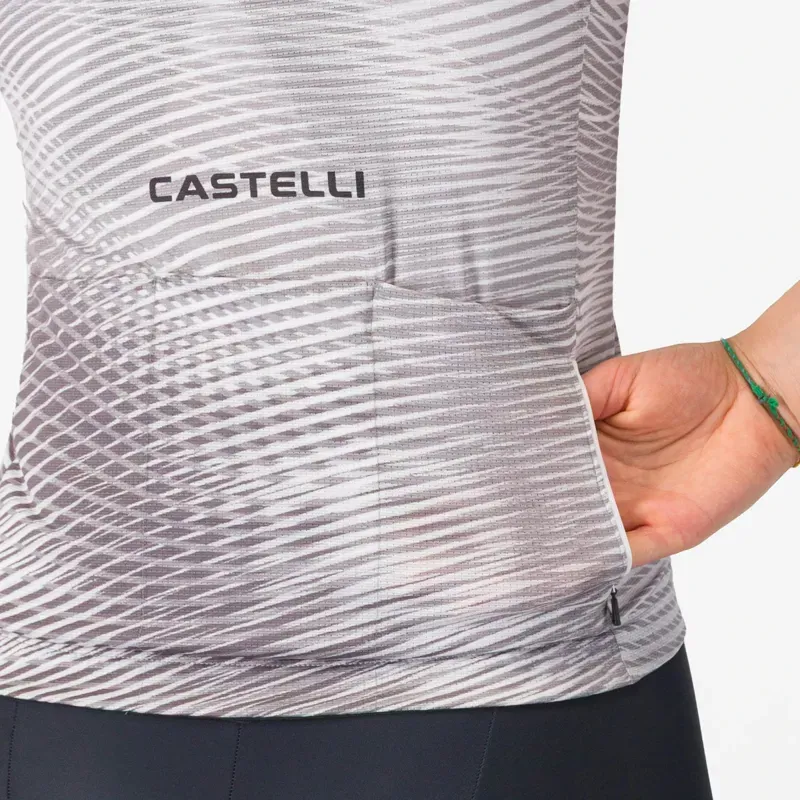 Castelli Cosmic Vortex Women's Jersey in Grey-3