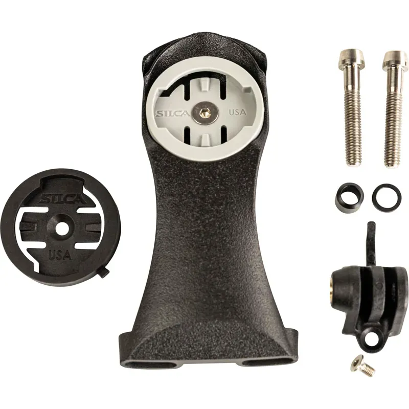 Silca Chisela 3D Printed Titanium Computer Mount in Black-1