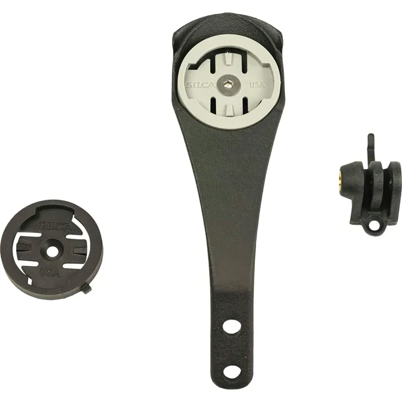 Silca Chisela 3D Printed Titanium Computer Mount in Black-2