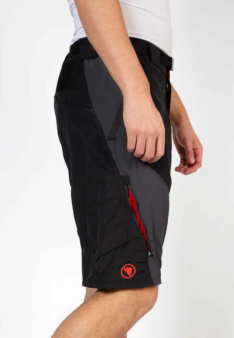 Endura Hummvee Shorts II with Padded Liner in Black-7