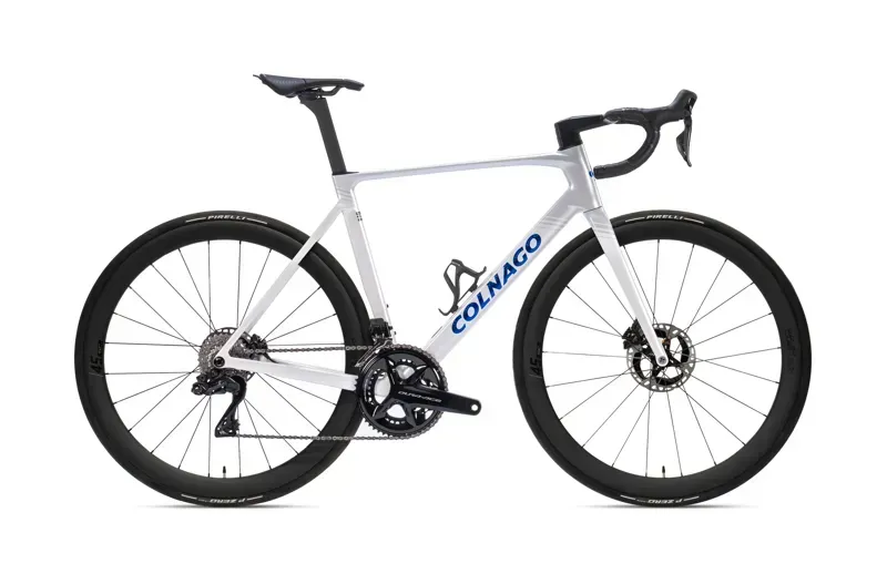 2026 Colnago V5Rs Disc Carbon Road Bike Ultegra Di2 - VRWB White/Grey