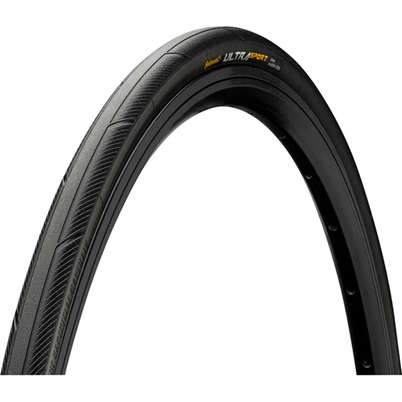 Continental Ultra Sport III 700x25 Folding Tyre in Black