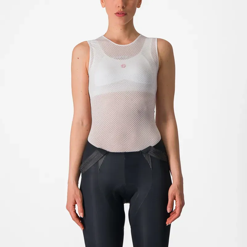 Castelli Pro Mesh Women's Sleeveless Base Layer In White