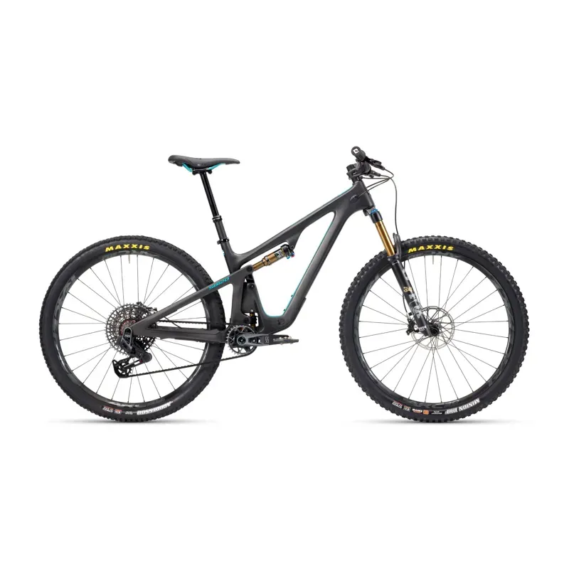 2024 Yeti Cycles SB120 T-Series T3 X0 Mountain Bike in Raw/Turquoise
