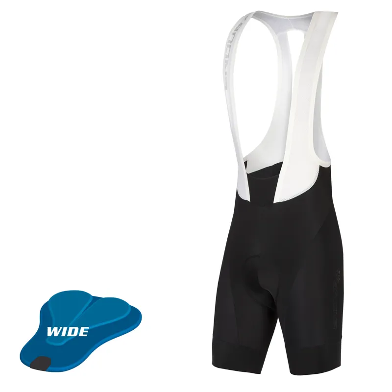Endura Pro SL Wide Pad Bib Shorts in Black