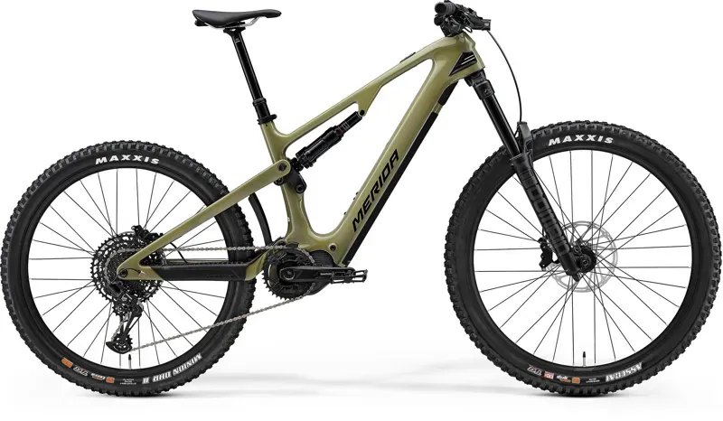 2024 Merida eOne-Sixty 6000 eMountain Bike Bike In Green/Black