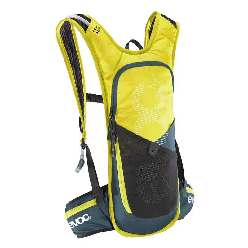 Evoc Cc Race Hydration Pack Litre And Litre Bladder In Yellow