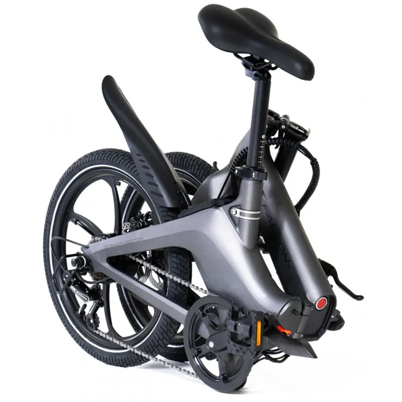 Falcon Flo Folding Electric Bike in Matte Grey-3