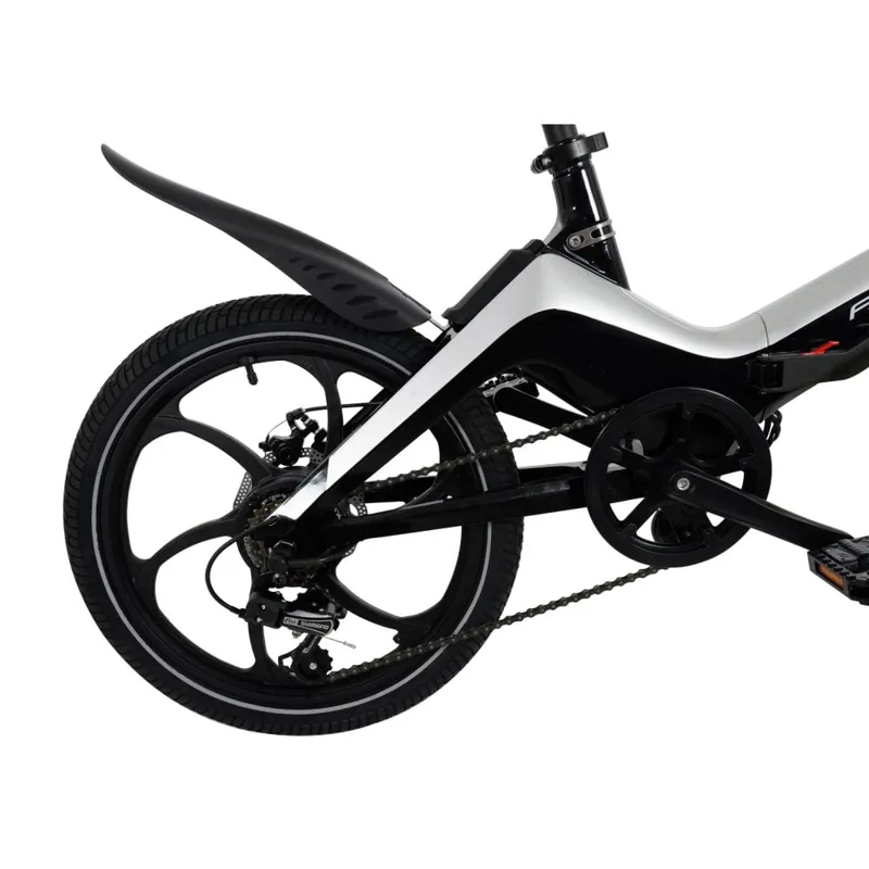 Falcon Flo Folding Electric Bike in Black/Silver-1