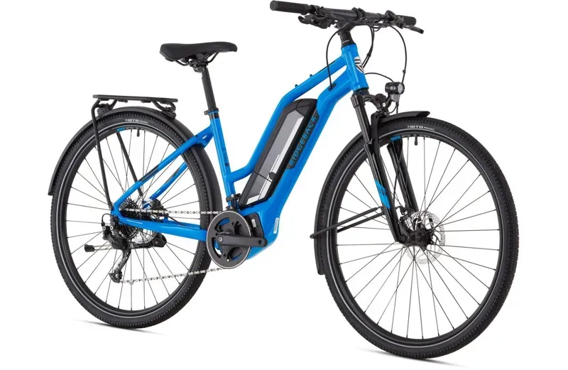 Ridgeback Arcus 2 Open Frame Electric Hybrid Bike in Blue-1