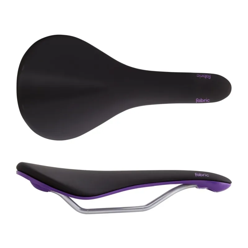Fabric Scoop Shallow Elite Saddle 142mm Black/Purple