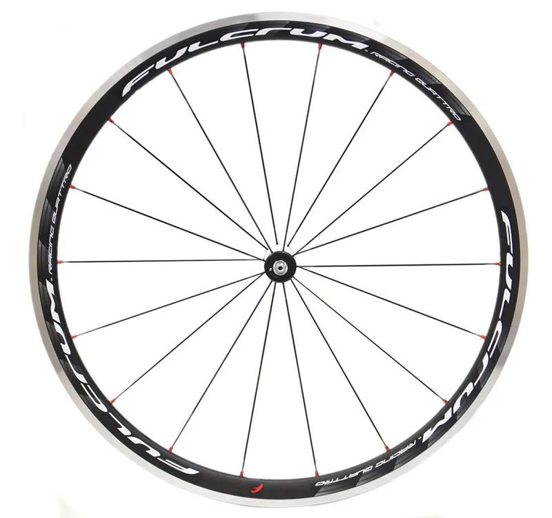 Fulcrum Racing Quattro Clincher Wheelset White Hubs-1