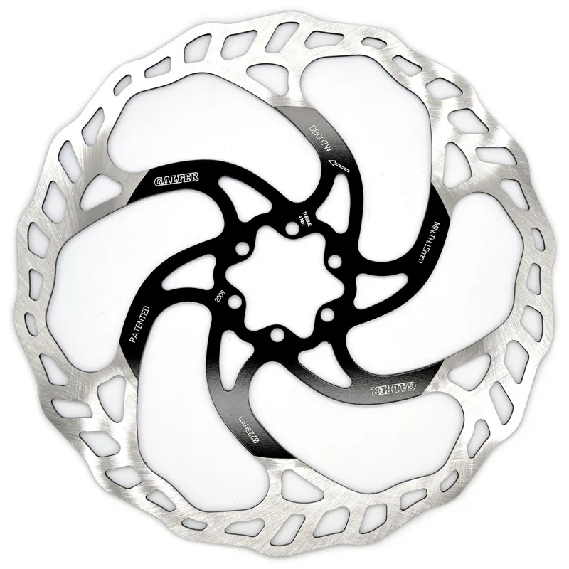 Rotor 203x2.0mm Wave Rotor in Black/Silver