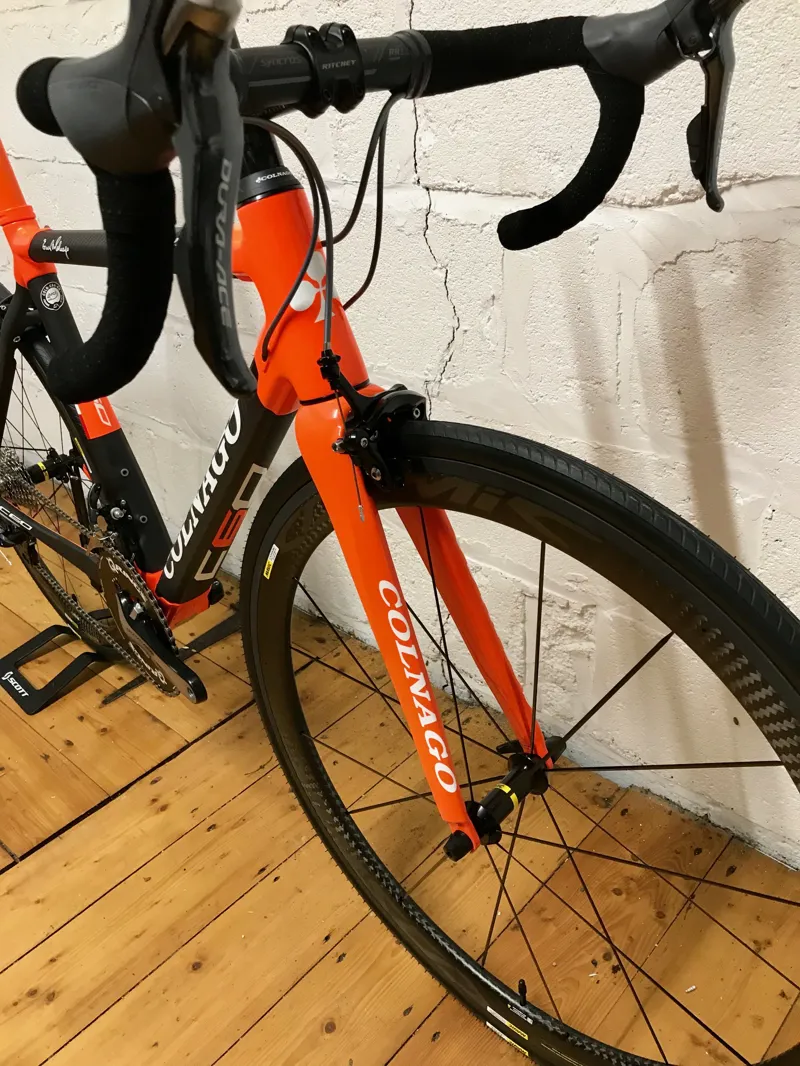 Colnago C60 Dura-Ace Road Bike Matte Carbon/Orange 50s-2