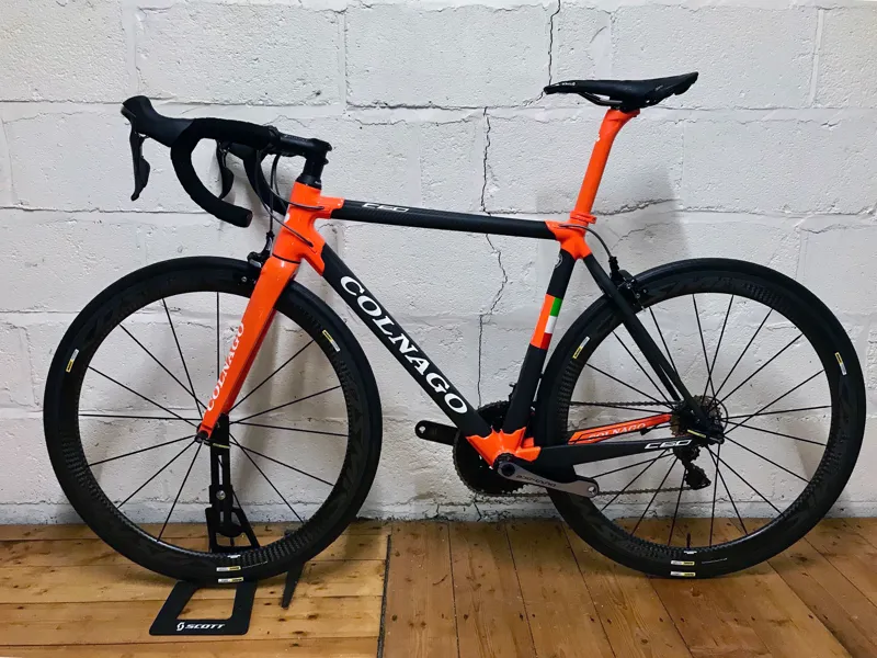 Colnago C60 DuraAce Road Bike Matte Carbon/Orange 50s