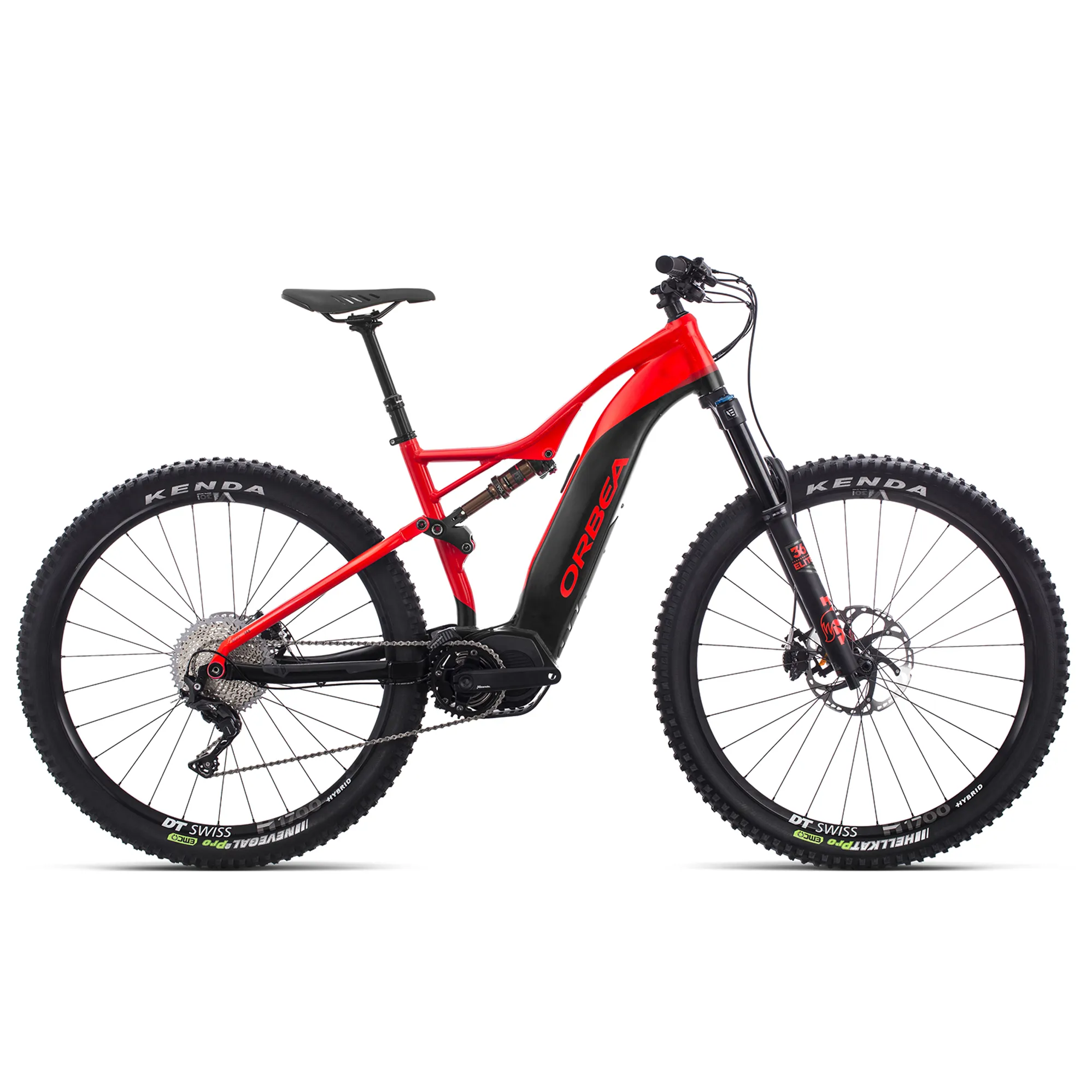 2019 Orbea Wild FS 150 20 29S Red Electric Mountain Bike