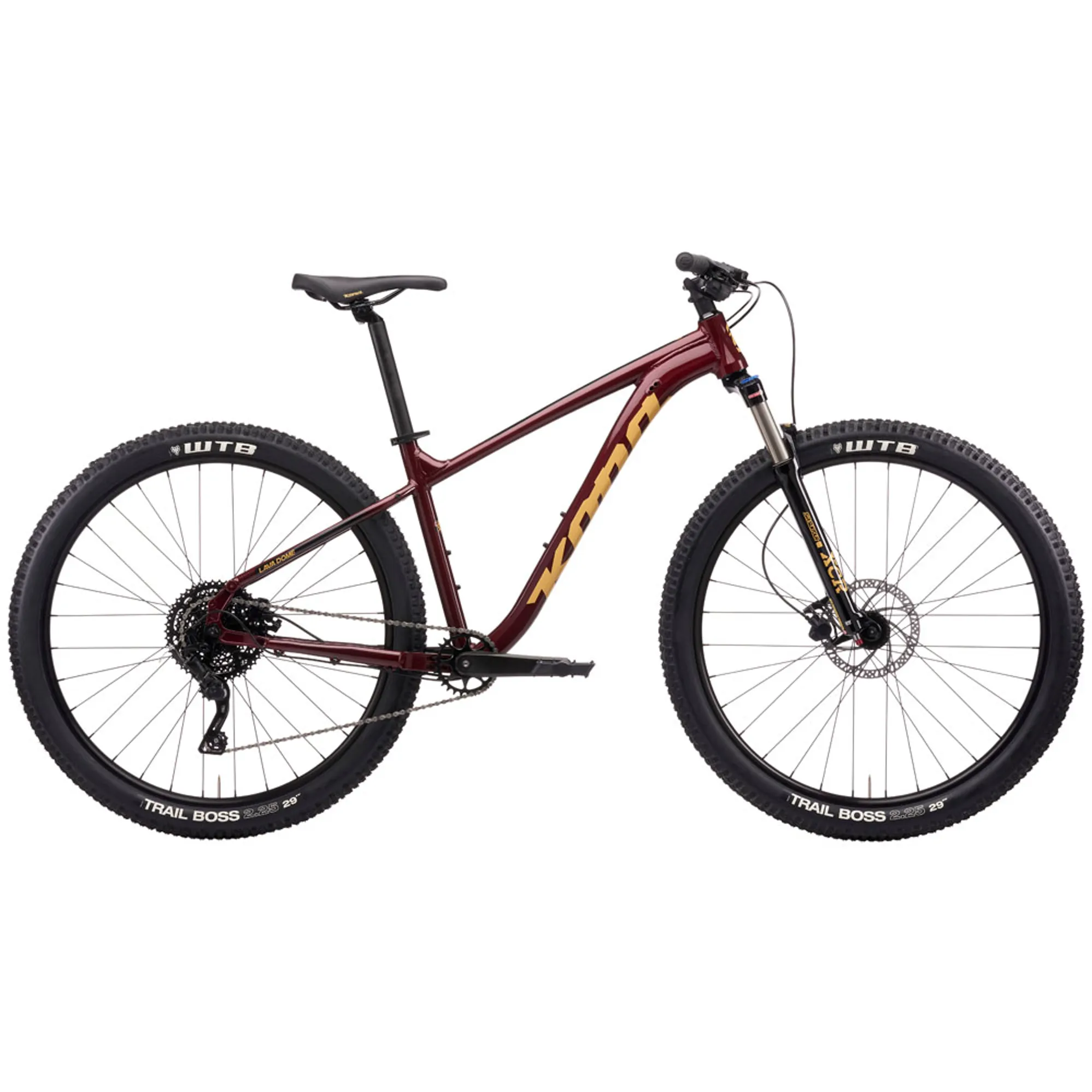 2021 Kona Lava Dome Hardtail Mountain Bike in Red