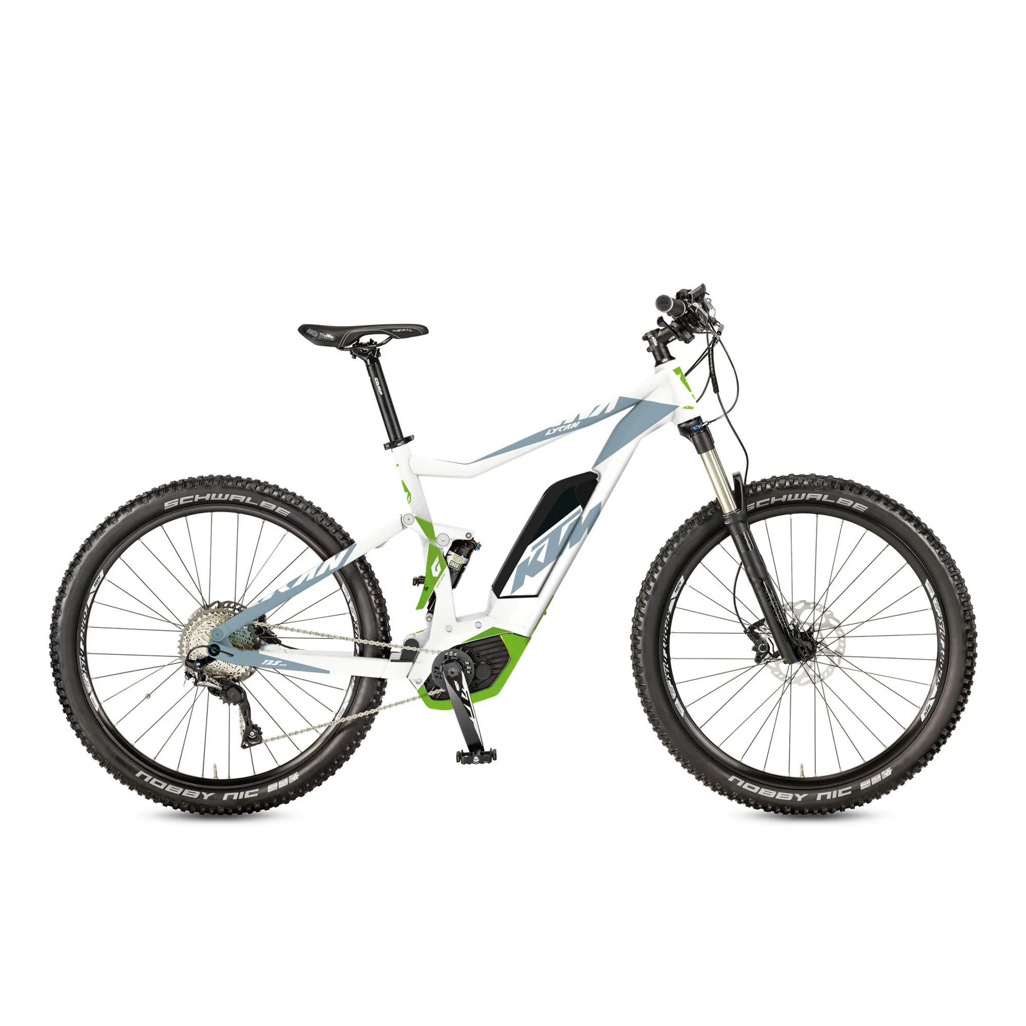 2017 KTM Macina Lycan 274 Electric Mountain Bike White KTM e-bike