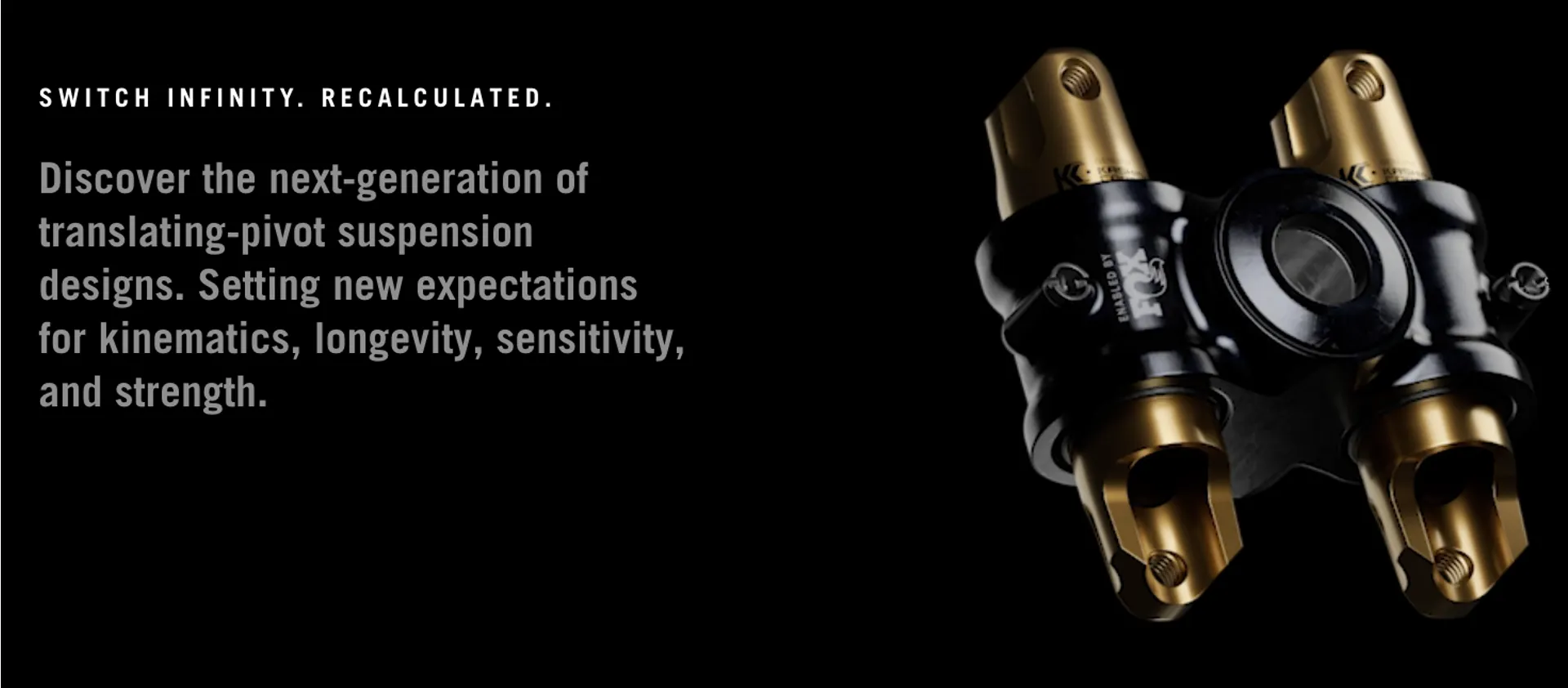 Yeti Switch Infinity Suspension Technology