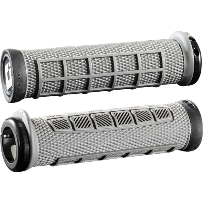 Odi Elite Pro Mountain Bike 130mm Lock On Grips in Grey