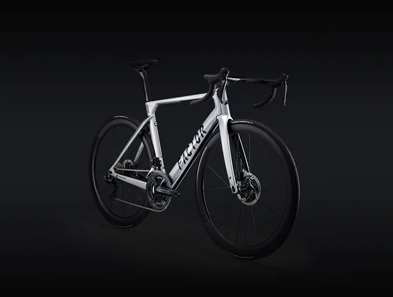 Factor ONE Disc Road Frameset Stirling Silver
