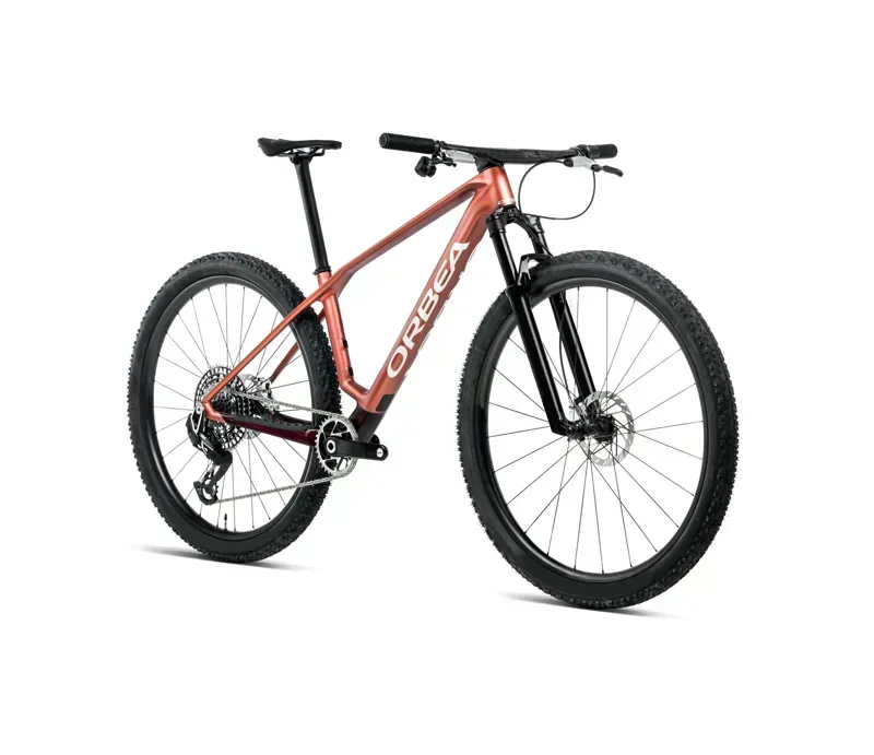 2026 Orbea Alma M-Pro Mountain Bike in Mars Red/Burgundy Red-1