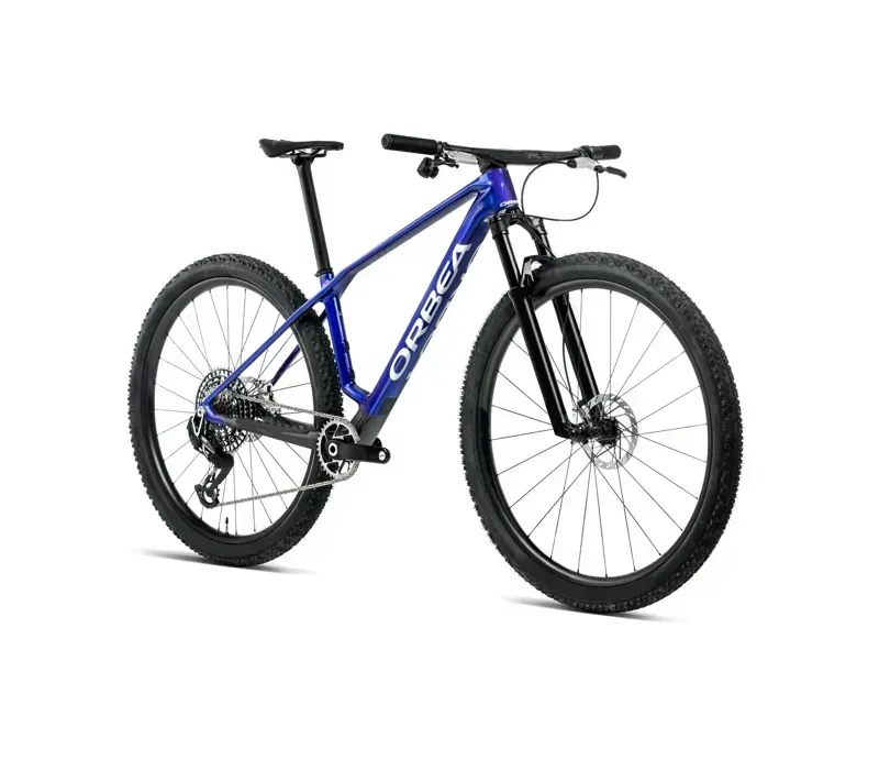 2026 Orbea Alma M-Team AXS Mountain Bike in Cobalt Blue/Carbon Raw-1