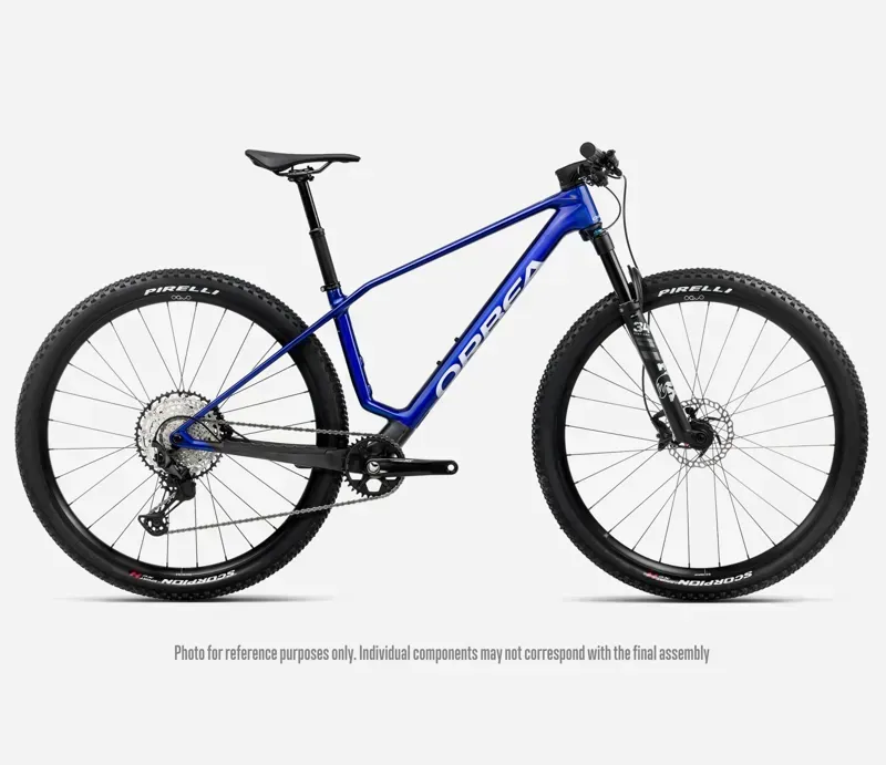 2026 Orbea Alma M20 Mountain Bike In Cobalt Blue Gloss/Carbon Raw Matt