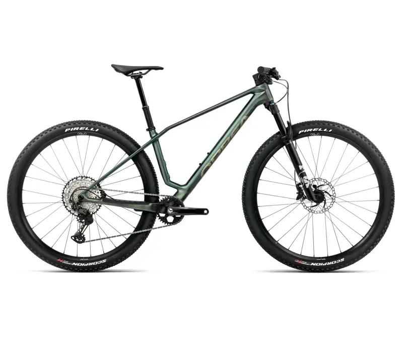 2026 Orbea Alma M20 Mountain Bike in Seaweed Carbon View Matt-Gloss