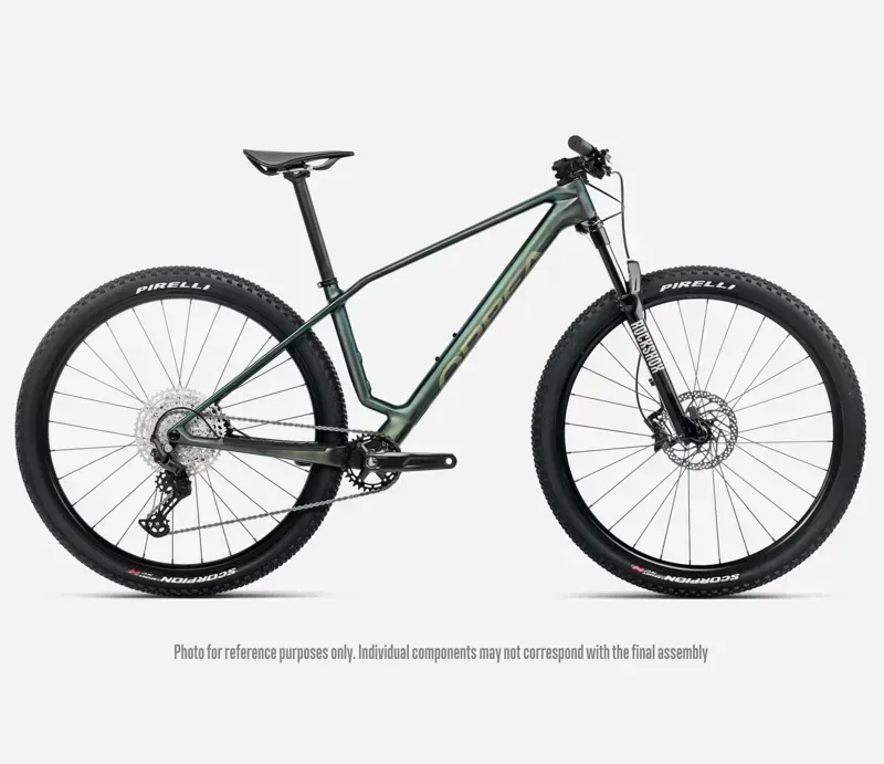 2026 Orbea Alma M50 Mountain Bike in Seaweed Carbon View Matt-Gloss