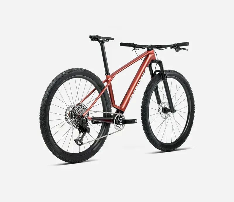 2026 Orbea Alma M50 Mountain Bike in Mars Red/Metallic Burgundy Red-2