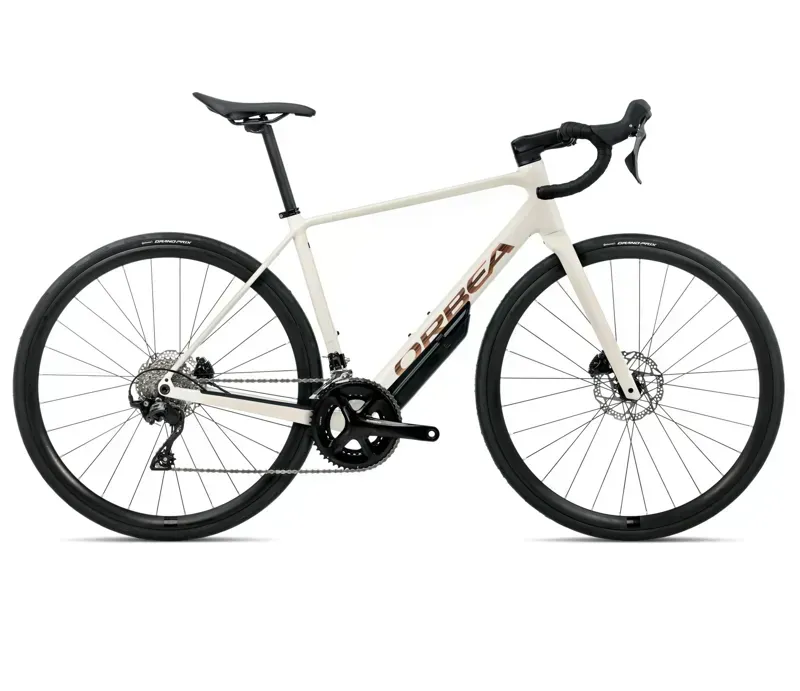 2026 Orbea Avant H30 Road Bike in Ivory White/Titan Bronze Gloss