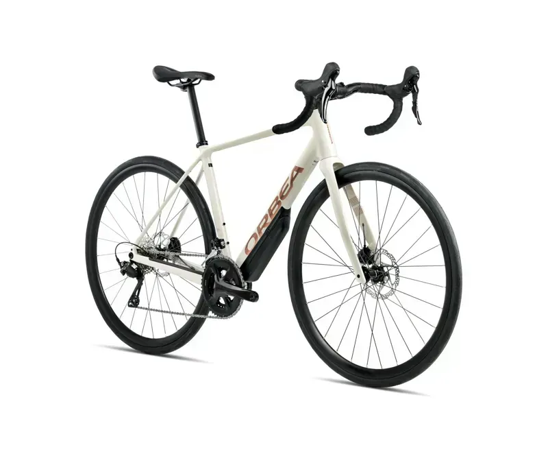 2026 Orbea Avant H45 1x Road Bike in Ivory White/Titan Bronze Gloss-1