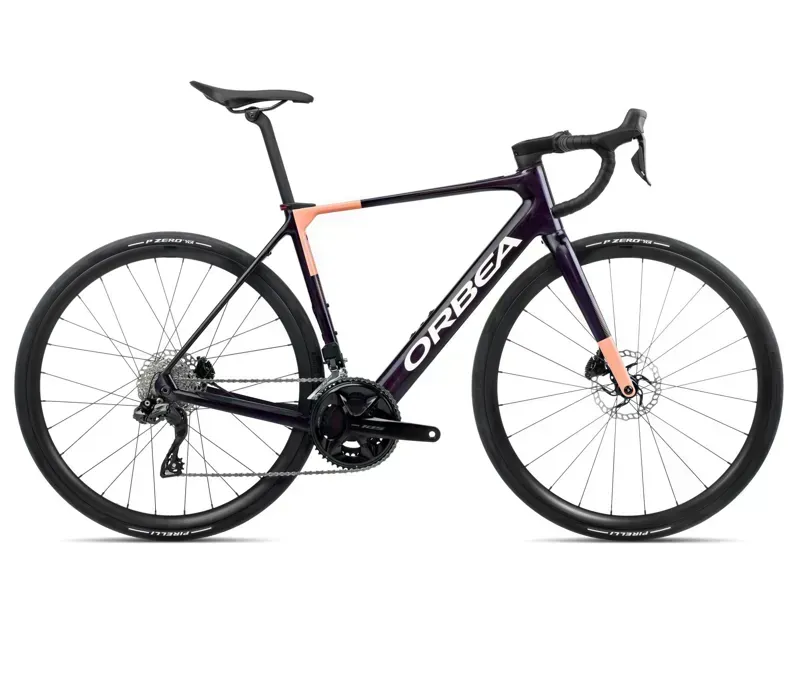 2026 Orbea Gain M30i E-Road Bike In Fantasy Purple Carbon View/Orange