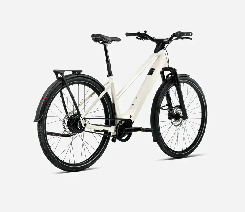 2026 Orbea Kemen Tour 10 Mid E-Hybrid Bike in Ivory White Gloss-2