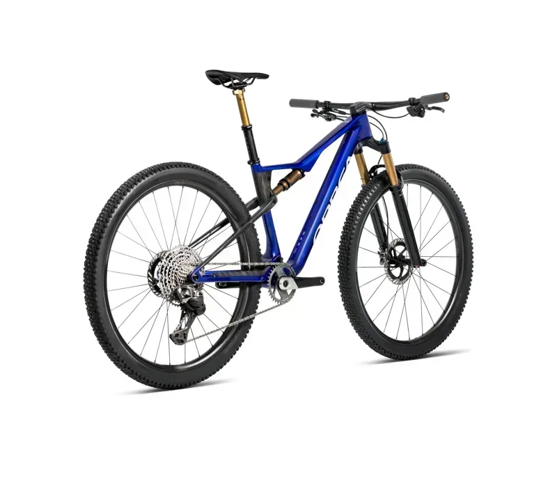 2026 Orbea Oiz M-Pro Mountain Bike In Cobalt Blue/Carbon Raw-2