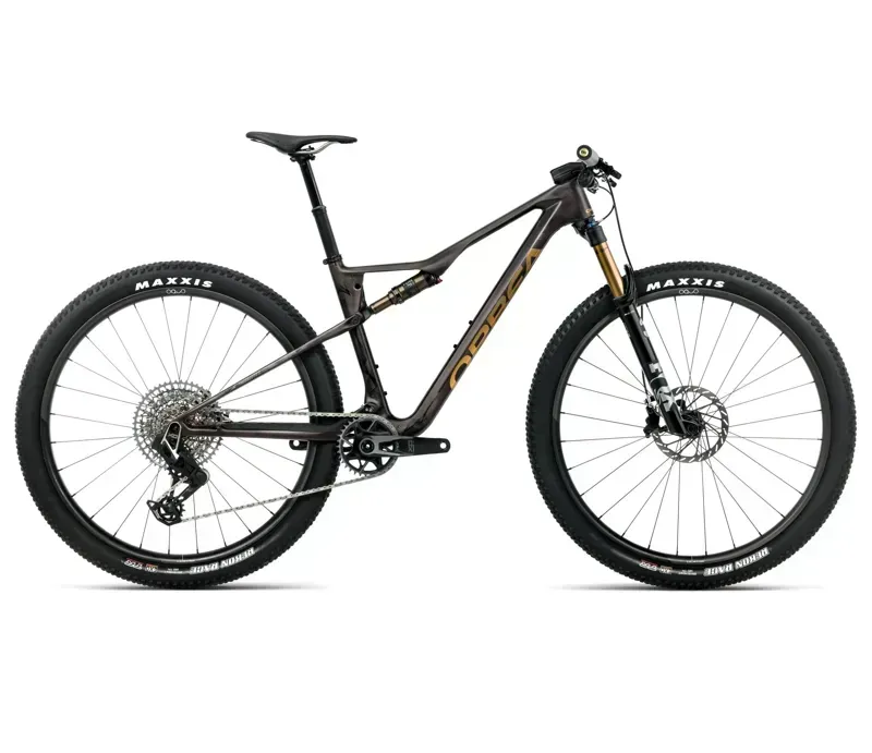 2026 Orbea Oiz M-Team AXS Mountain Bike -Bronze Carbon View/Titan Gold