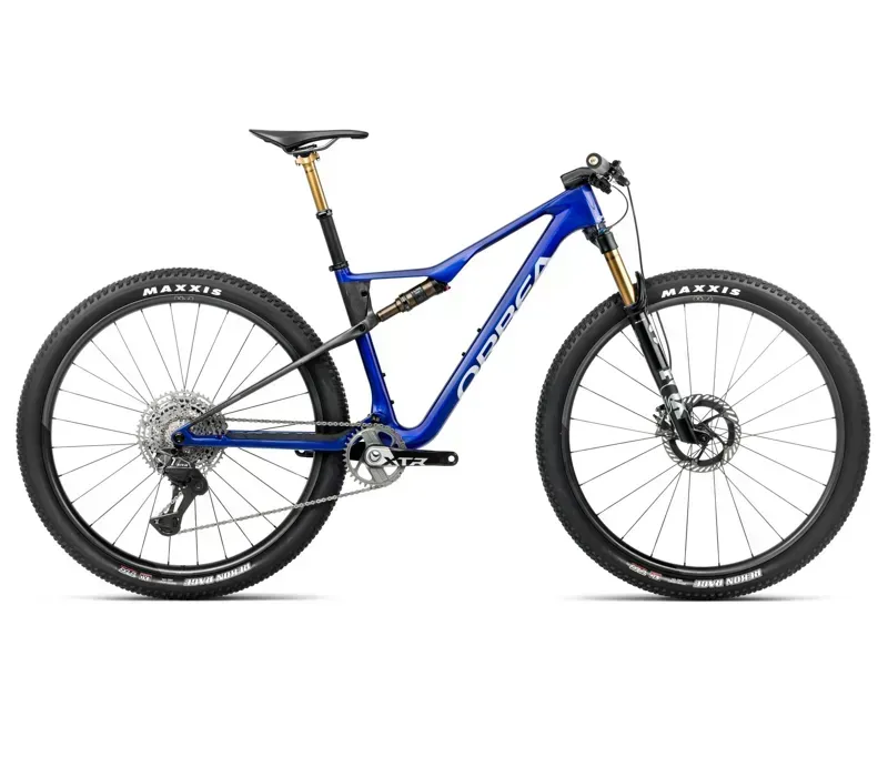 2026 Orbea Oiz M-Team Factory Mountain Bike In Cobalt Blue/Carbon Raw