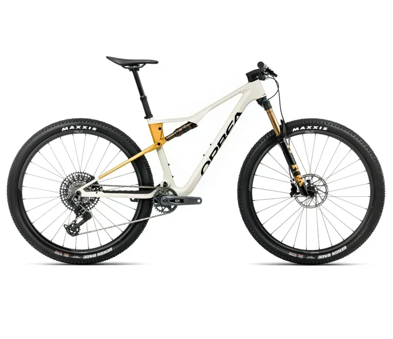 2026 Orbea Oiz M10 AXS Mountain Bike In Ivory White/Bumblebee Yellow