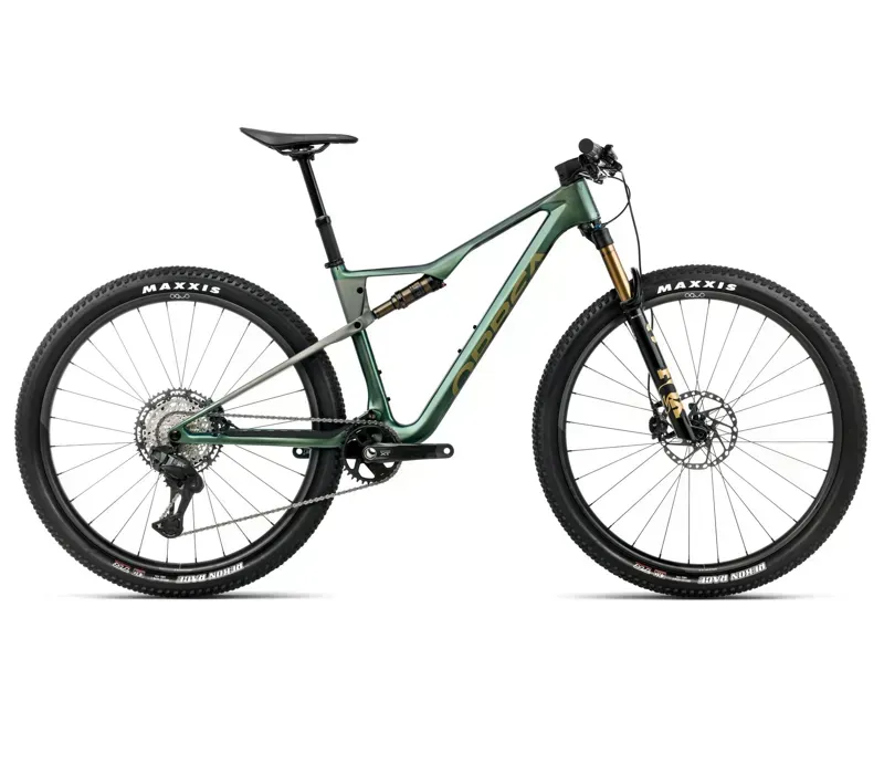 2026 Orbea Oiz M10 Mountain Bike - Seaweed Carbon View/Spaceship Green