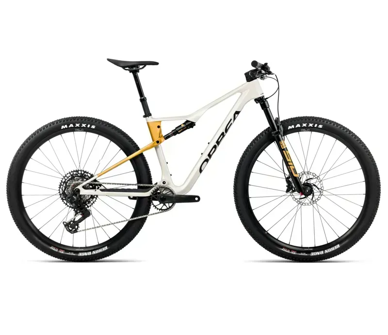 2026 Orbea Oiz M21 Mountain Bike in Ivory White/Bumblebee Yellow