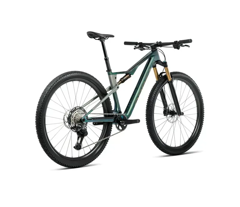 2026 Orbea Oiz M30 Mountain Bike - Seaweed Carbon View/Spaceship Green-2