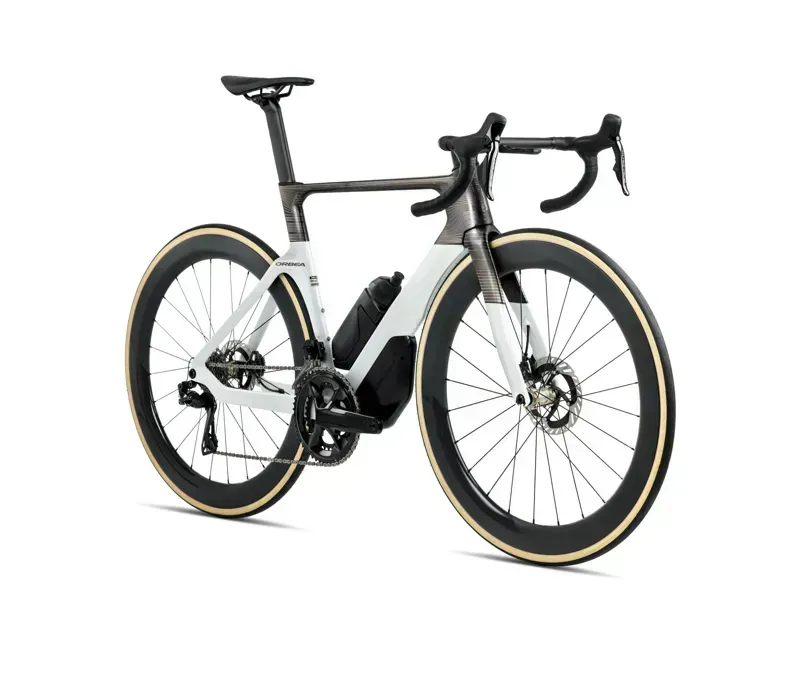 2026 Orbea Orca Aero M30iLTD Road Bike in Magic Gold/Carbon Raw-1