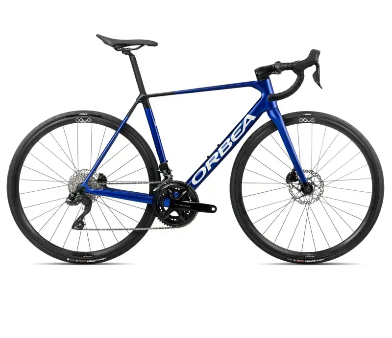 2026 Orbea ORCA M35i Road Bike In Carbon Blue/Carbon Raw Matt
