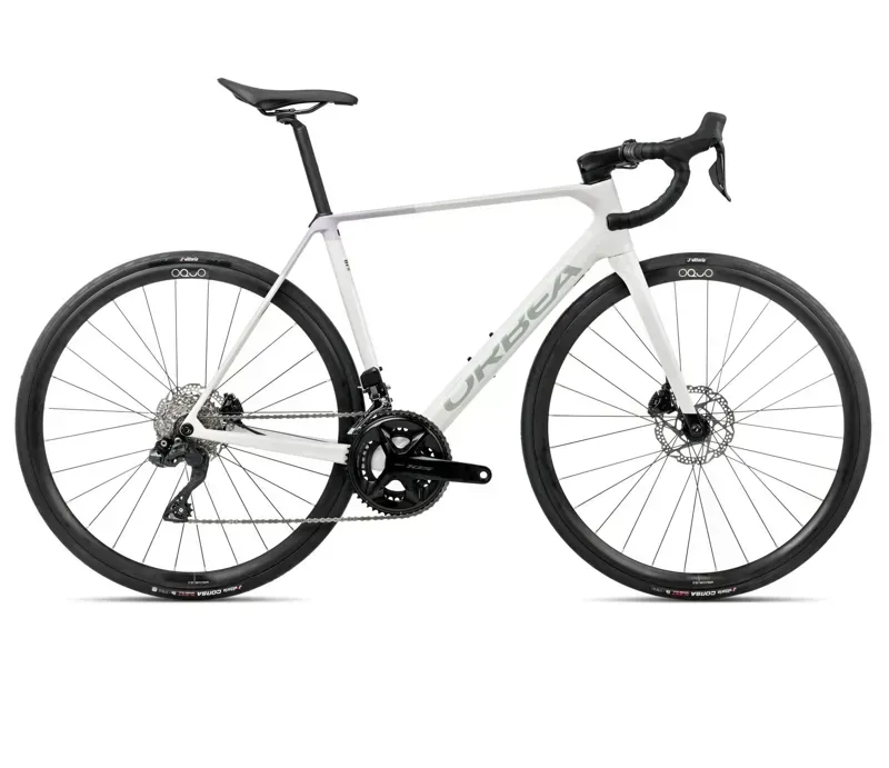 2026 Orbea ORCA M35i Road Bike In Iris White Gloss/Lilac Matt