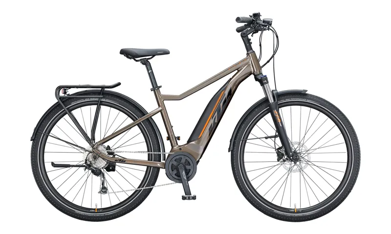 2021 KTM Macina Gran P292 Electric Hybrid in Oak - Black/Orange