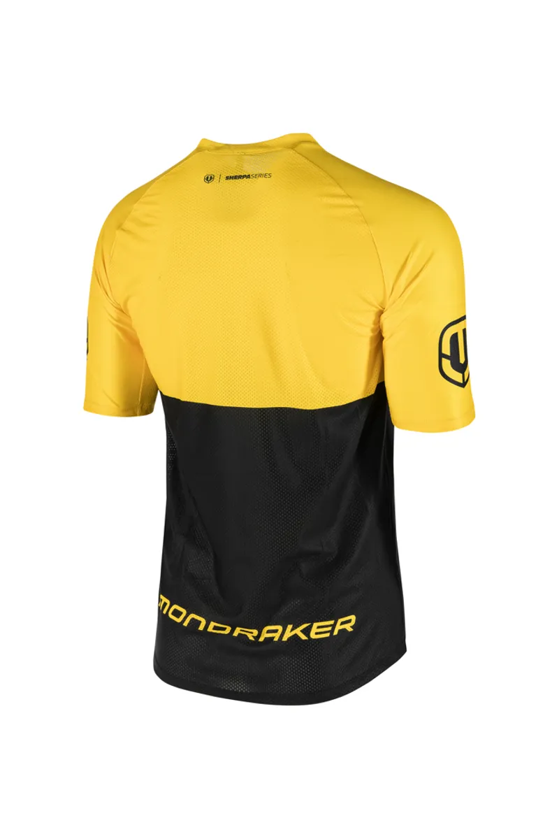 Mondraker Trail Sherpa Short Sleeve Jersey - Yellow Mellow / Black-1
