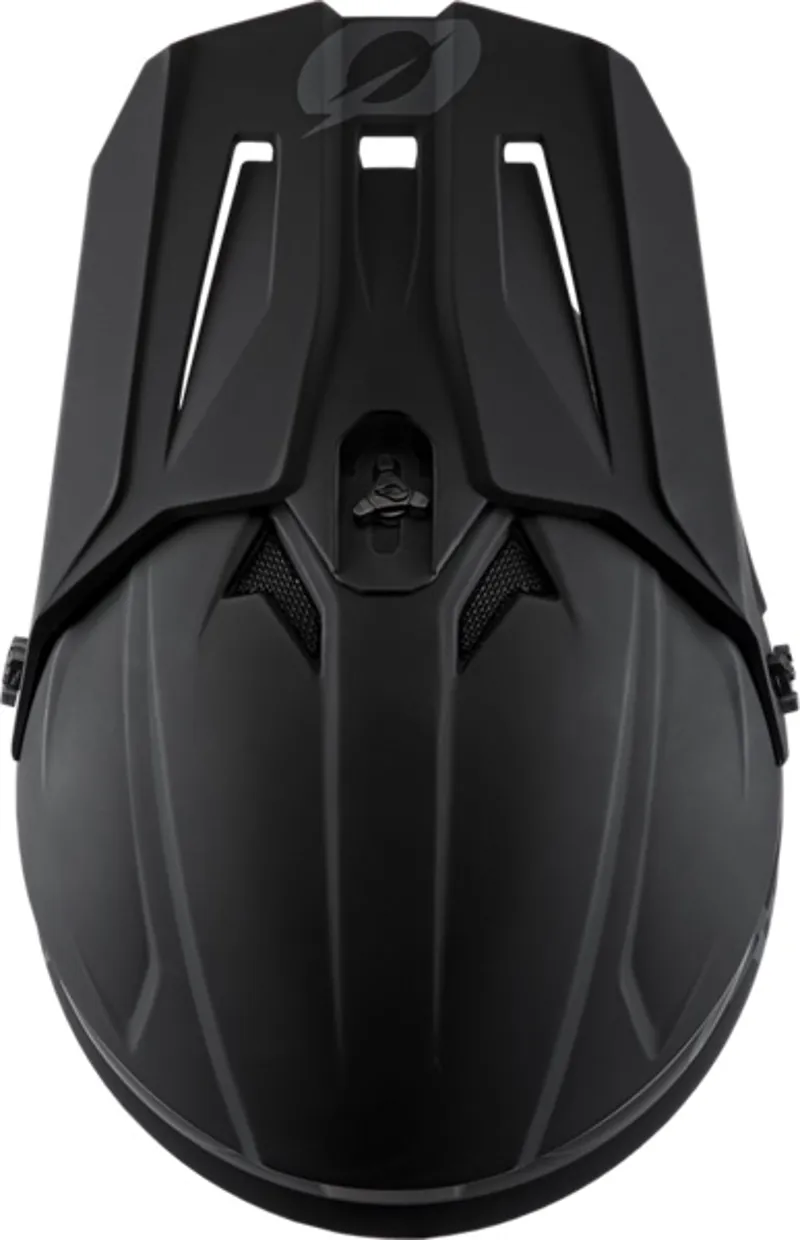 O'Neal Sonus Youth Full Face Helmet in Solid Black-2