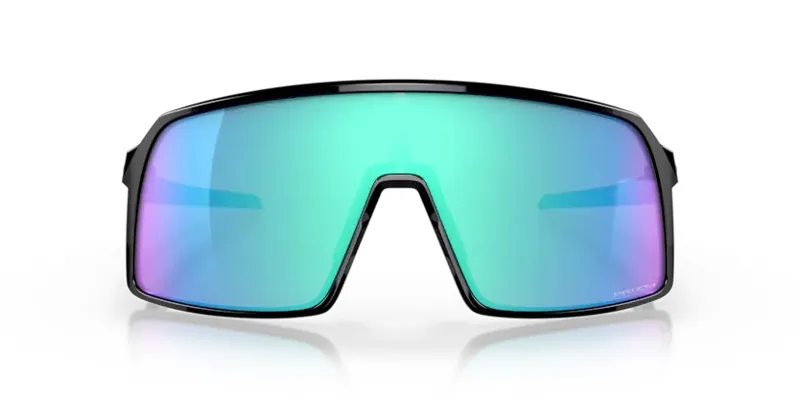 Oakley Sutro Sunglasses in Polished Black with PRIZM Sapphire Lens-5